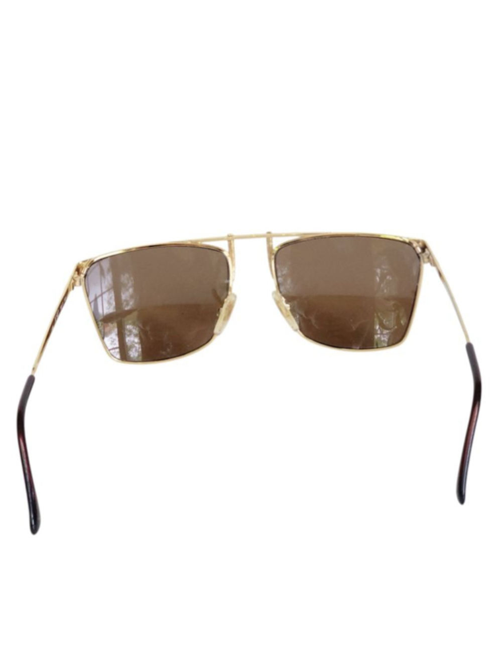 LAURA BIAGIOTTI Gold & Brown Sunglasses 58 mm - Picture 7 of 9